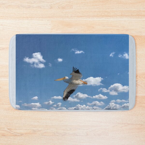 Item preview, American White Pelican In Flight designed and sold by Debra Martz.