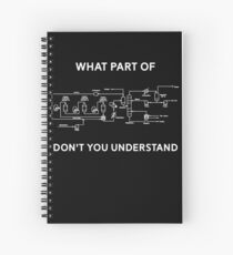 Funny Chemical Engineering T Shirt Spiral Notebook