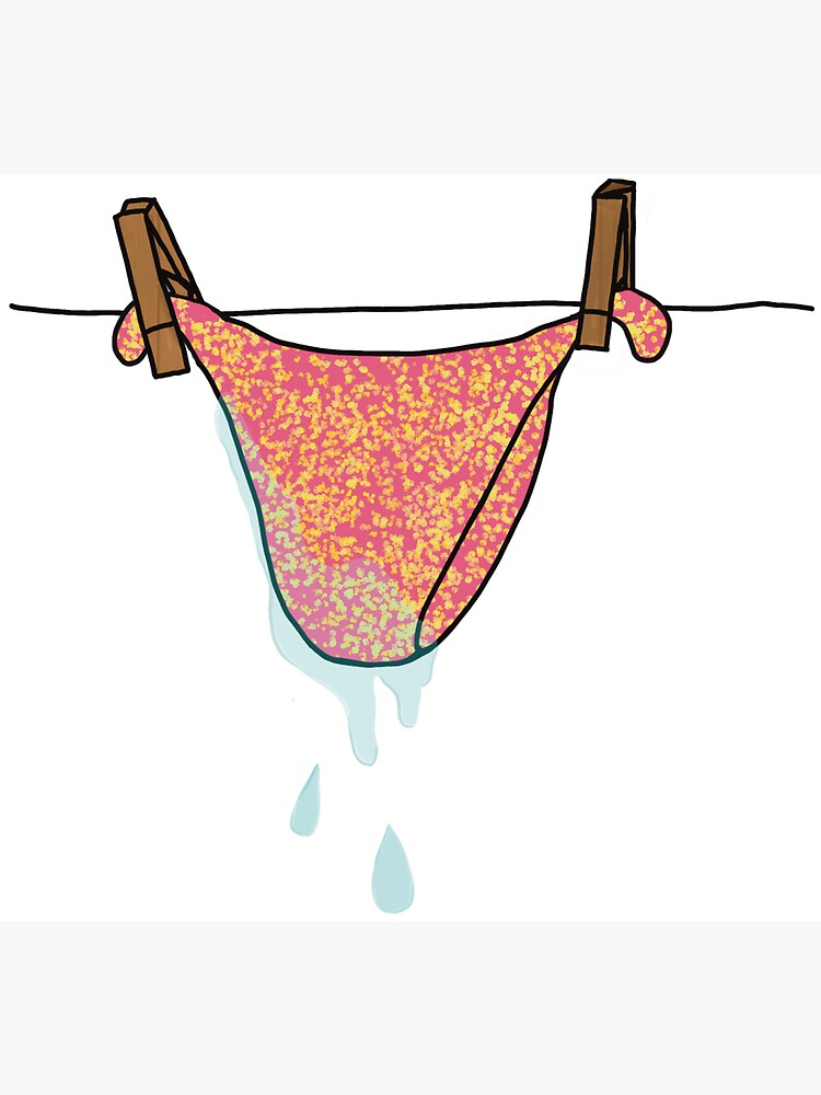 Wet underwear sticker Magnet for Sale by dacivoje