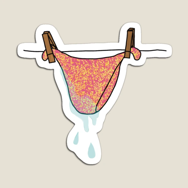 Wet underwear sticker | Magnet