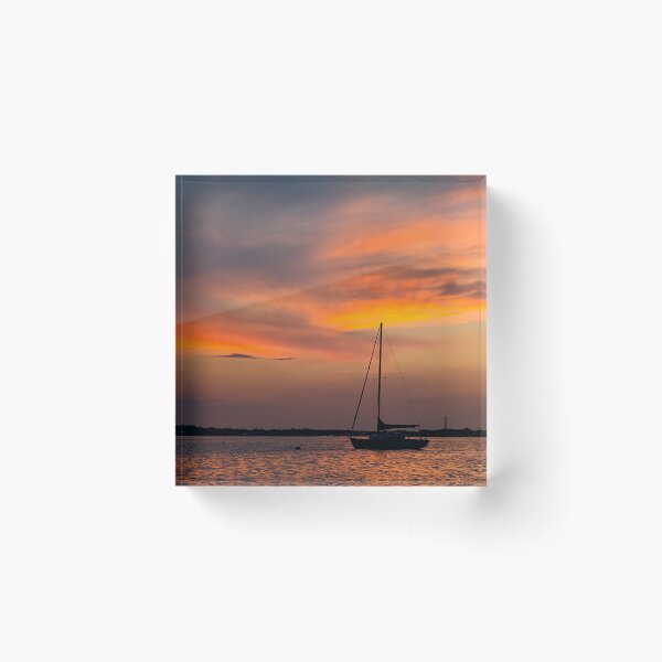 Item preview, Orange Sunset Over the Toms River. designed and sold by Frank Parisi.