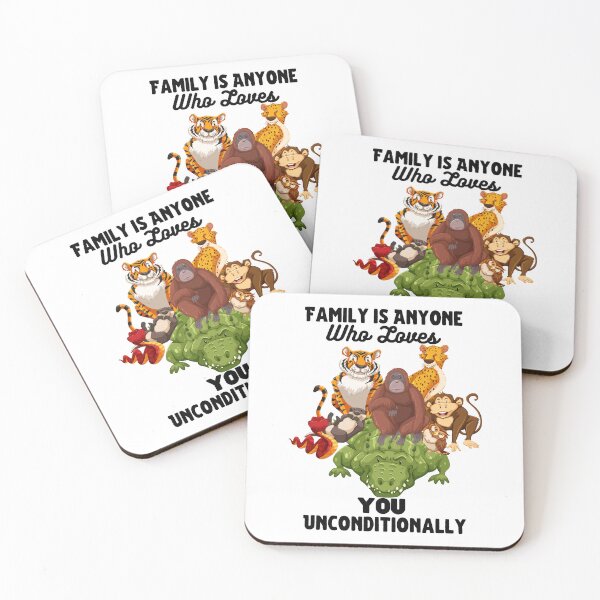 Item preview, Family is Anyone Who Loves You Unconditionally designed and sold by Novelty-Shirts.