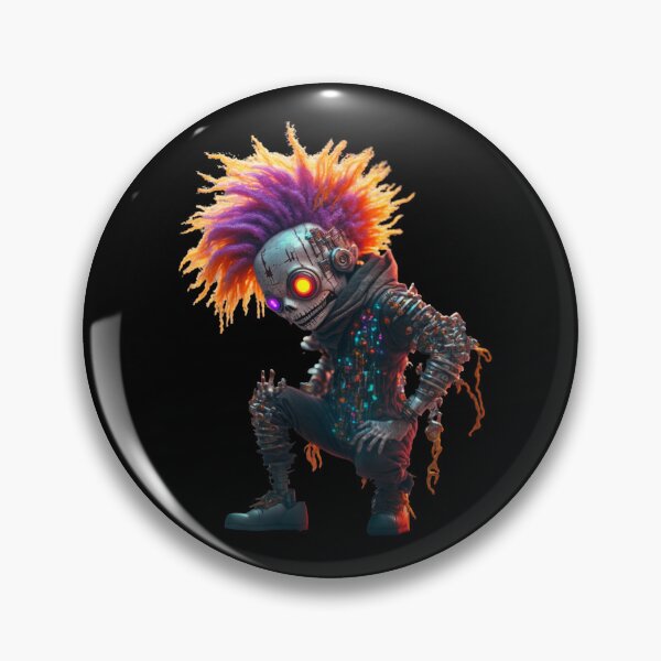 Item preview, Clown Clowns-Miniature Punk Clown designed and sold by letsgetinspired.