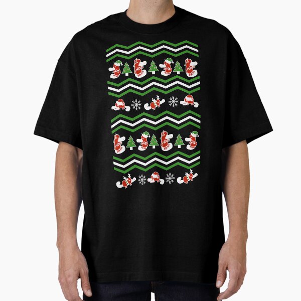 Christmas Platypus Oversized T-Shirt