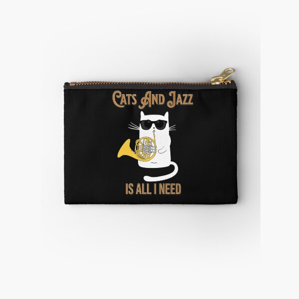 Item preview, Cats And Jazz Is All I Need - Jazz Funk & Soul Cute Cat  designed and sold by SithJedi.