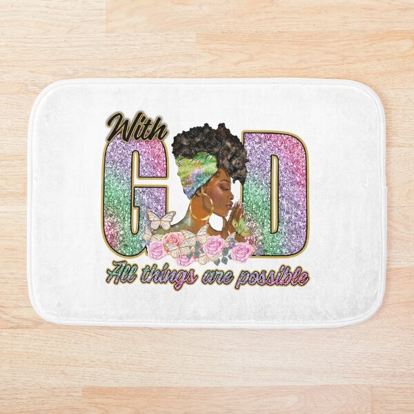 Item preview, With God All Things Are Possible  African American Lady designed and sold by elisarasada.