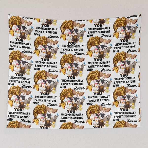 Item preview, Family is Anyone Who Loves You Unconditionally designed and sold by Novelty-Shirts.
