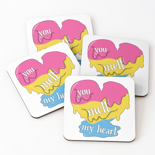 Item preview, You melt my heart (pansexual) designed and sold by Becky-Marie.