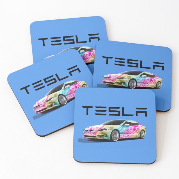 Item preview, Tesla Model S with Rainbow 100 Dollar Bills designed and sold by WigOutlet.