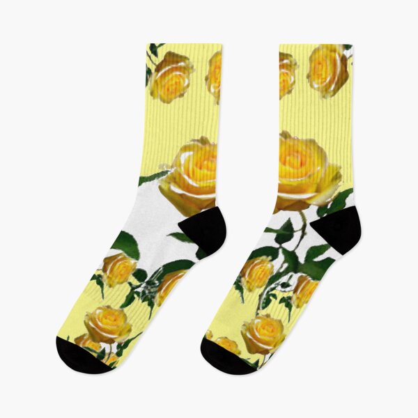 Item preview, YELLOW ROSE GARDEN DESIGNS YELLOW-WHITE ART designed and sold by sharlesart.