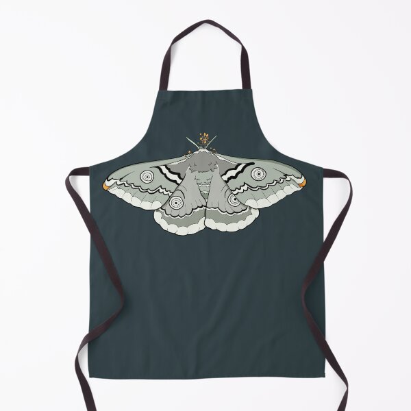Item preview, Emperor moth infected with cordyceps (green  / orange) designed and sold by goatgeneration.