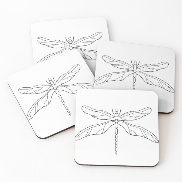 Item preview, Dragonfly Line-art Design designed and sold by lizzythelizard1.