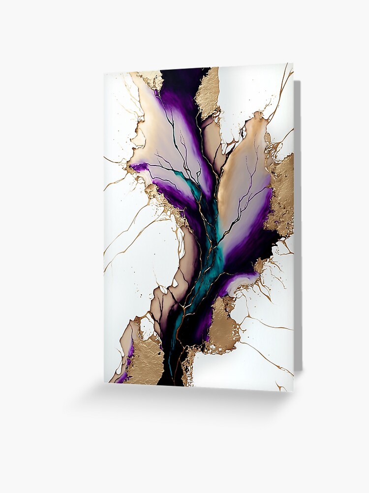 Magnolia Aurora - Abstract Alcohol Ink Resin Art | Canvas Print