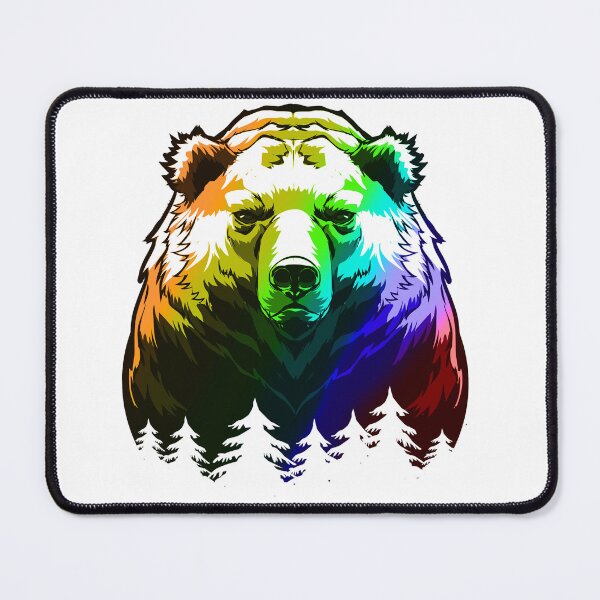 Item preview, Tie Dye Rainbow Bear White Apparel designed and sold by PastyDesigns.