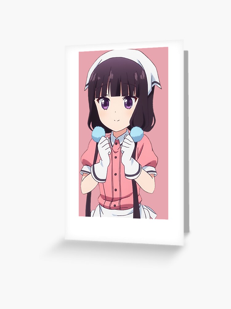 Maika Sakuranomiya Blend S Anime Greeting Card By Dizioboy Redbubble