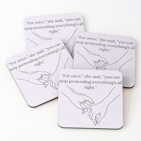 Item preview, You can stop pretending everything's all right Book Quote designed and sold by musicalsandtea.
