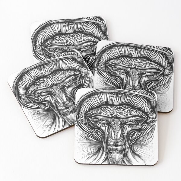 Item preview, Alien pencil drawing designed and sold by trickydee.