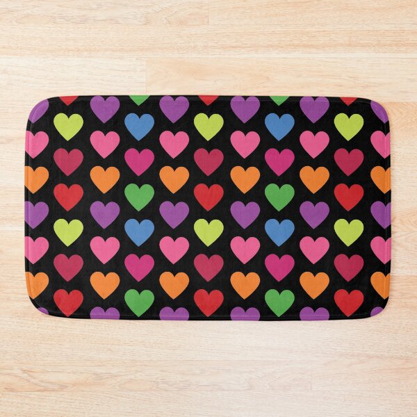 Item preview, BiG Colorful Rainbow Hearts Pattern Seamless Pattern designed and sold by ClaudiaFlores.