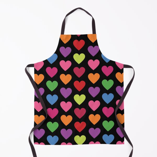Item preview, BiG Colorful Rainbow Hearts Pattern Seamless Pattern designed and sold by ClaudiaFlores.