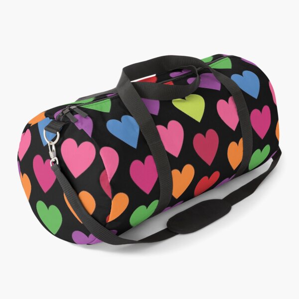 Item preview, BiG Colorful Rainbow Hearts Pattern Seamless Pattern designed and sold by ClaudiaFlores.