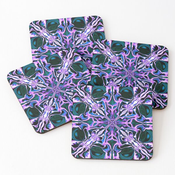 Item preview, Trippy Visuals in Turquoise and Pink designed and sold by JenConArt.