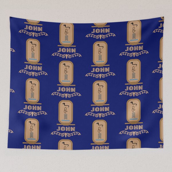 Artikelvorschau, JOHN – amerikanische Namen in Hieroglyphenbuchstaben – JOHN, Name in einem pharaonischen Khartouch – hieroglyphische pharaonische Namen entworfen und verkauft von Quotesgallery.
