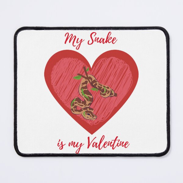 Item preview, My brown snake is my Valentine designed and sold by Nicefoxy.