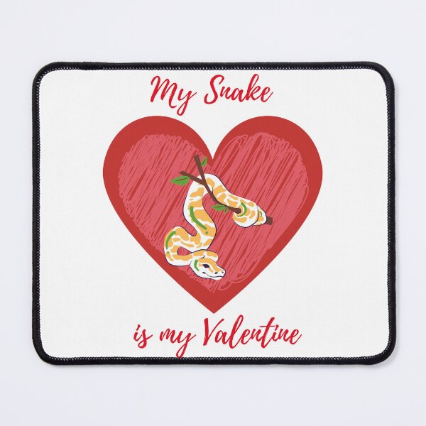 Item preview, My yellow albino snake is my Valentine designed and sold by Nicefoxy.