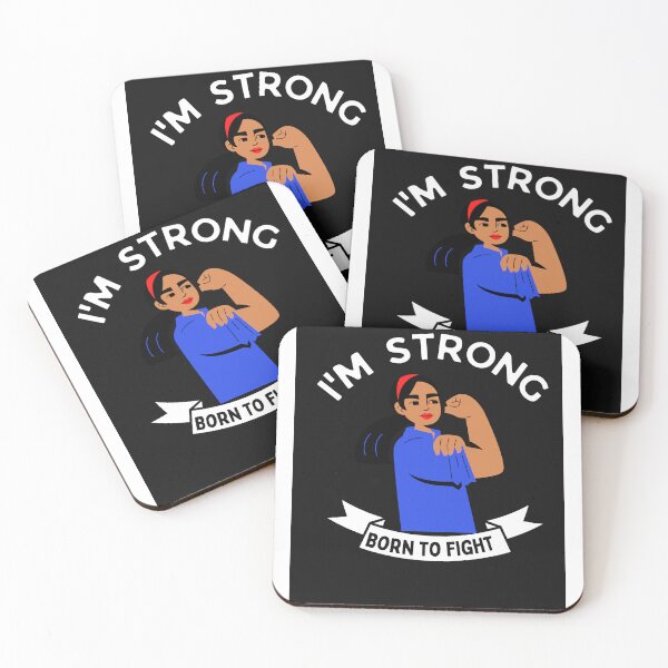 Item preview, I'M STRONG, BORN TO FIGHT designed and sold by elwaart.