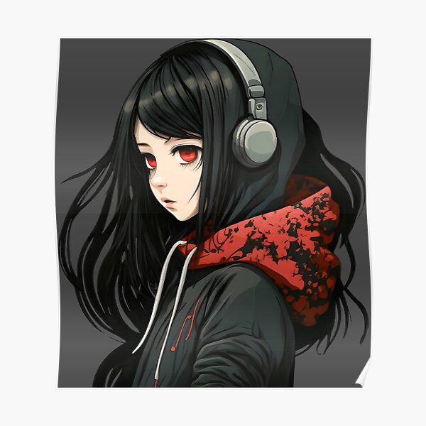Lexica  A cute beautiful girl listening to relaxing music with her  headphones that takes her to a surreal forest young anime girl long wavy  blond 