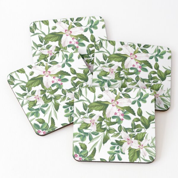 Item preview, Pink Trillium - White designed and sold by Jami Watkins.