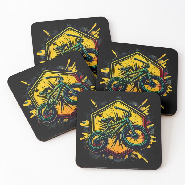 Item preview, BMX graphics with a mix of colorful and simple forms, in a tattoo and pop-art inspired by the look of cartoons (1) designed and sold by TourDePassion.