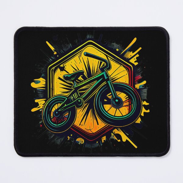 Item preview, BMX graphics with a mix of colorful and simple forms, in a tattoo and pop-art inspired by the look of cartoons (1) designed and sold by TourDePassion.
