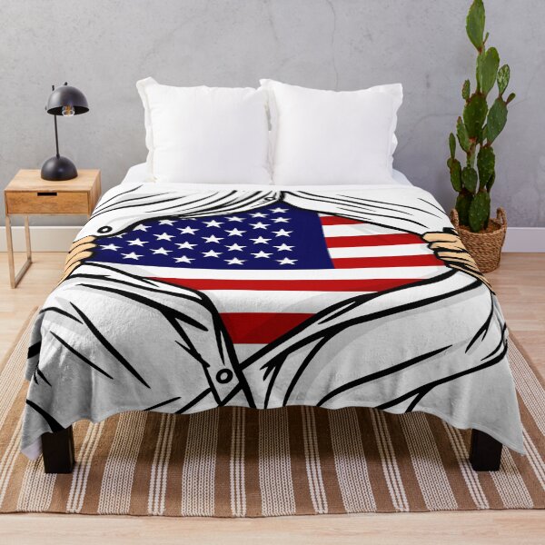 Item preview, American Flag - Opened Shirt designed and sold by bennetthuskers.