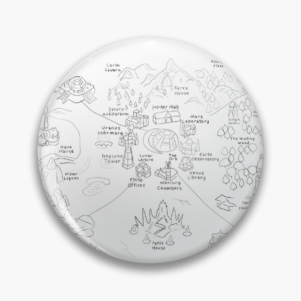 Item preview, Zodiac academy school map designed and sold by Artbymanu.