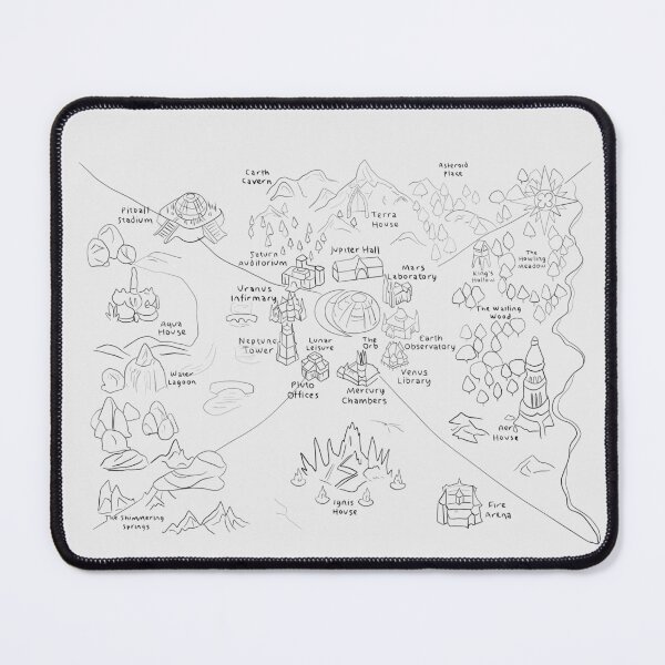 Item preview, Zodiac academy school map designed and sold by Artbymanu.