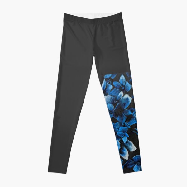 Little blue flowers Leggings