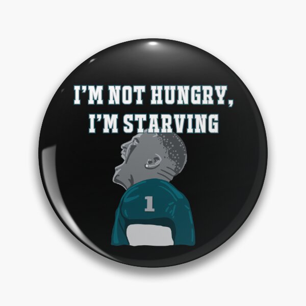 Item preview, Jalen Hurts “I’m Starving” designed and sold by RachWillz.