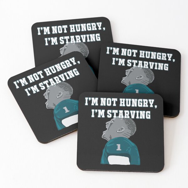 Item preview, Jalen Hurts “I’m Starving” designed and sold by RachWillz.
