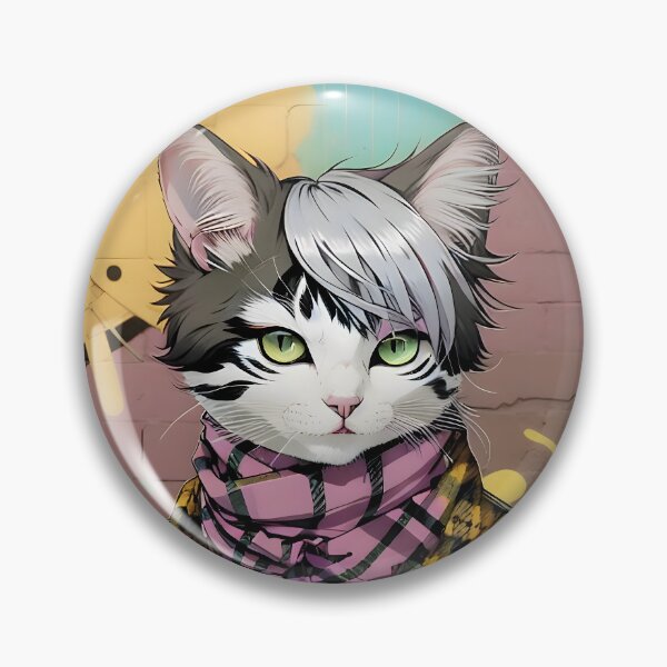 Item preview, Fashionable Cat - Modern Digital Art designed and sold by Ai-michiart.