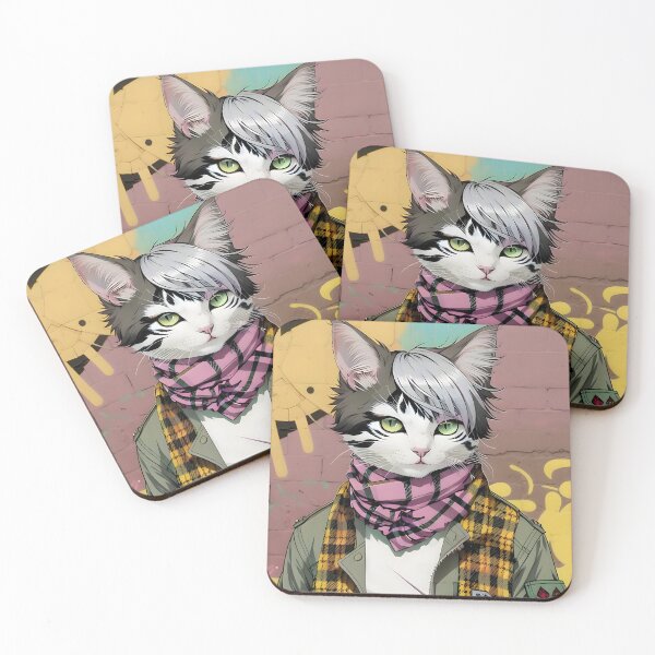Item preview, Fashionable Cat - Modern Digital Art designed and sold by Ai-michiart.