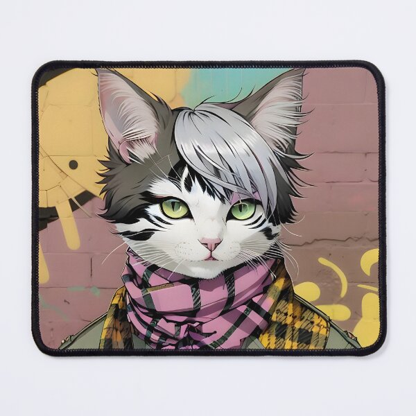 Item preview, Fashionable Cat - Modern Digital Art designed and sold by Ai-michiart.