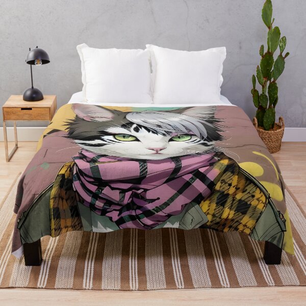 Item preview, Fashionable Cat - Modern Digital Art designed and sold by Ai-michiart.