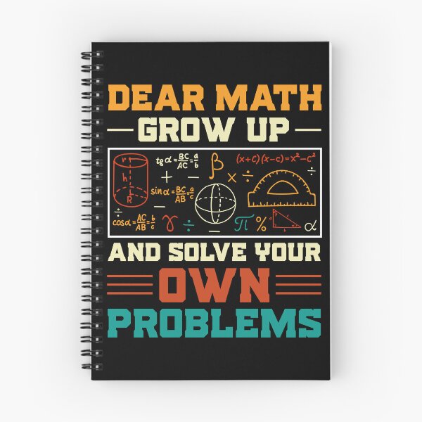 Item preview, Dear Math Grow Up And Solve Your Own Problems - Funny Math Lover Retro designed and sold by naworas.