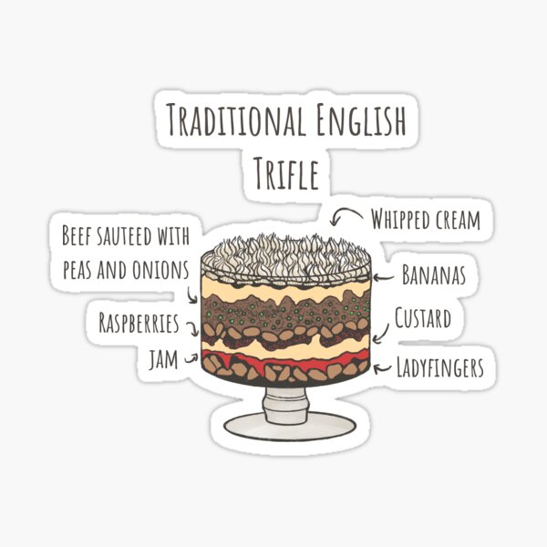 Traditional English Trifle - Rachel Special Trifle Sticker