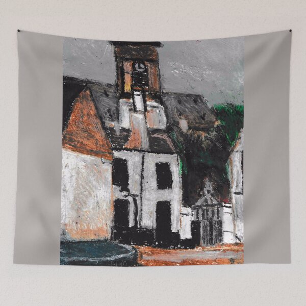 Item preview, Iglesia de París (después de Utrillo) designed and sold by RobynLee.