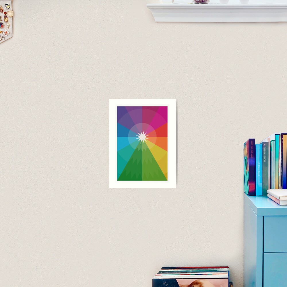 Happy Hue-lidays! Art Print