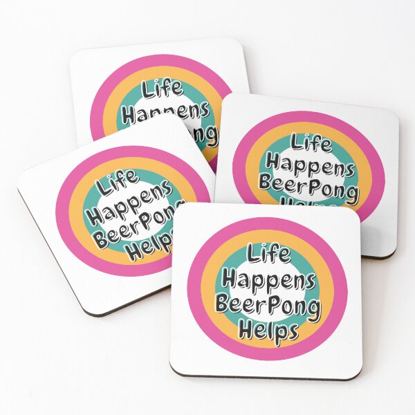 Item preview, Life happens Beer Pong helps designed and sold by TheRightHonMP.