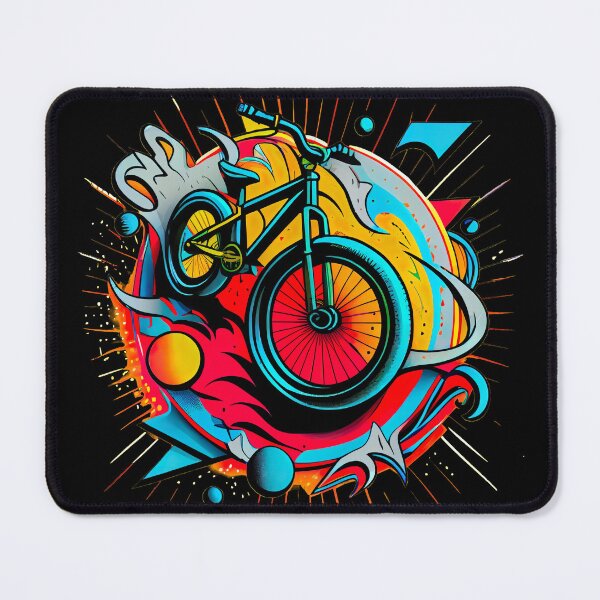 Item preview, BMX graphics with a mix of colorful and simple forms, in a tattoo and pop-art inspired by the look of cartoons (2) designed and sold by TourDePassion.