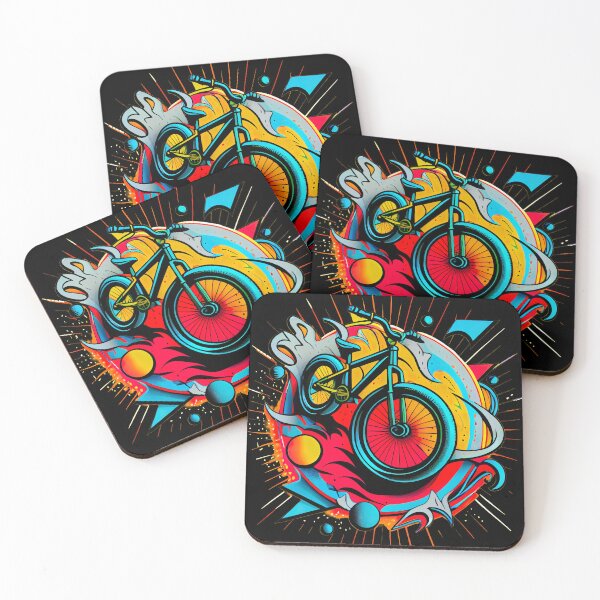 Item preview, BMX graphics with a mix of colorful and simple forms, in a tattoo and pop-art inspired by the look of cartoons (2) designed and sold by TourDePassion.
